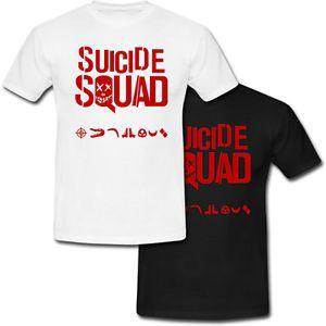 Killer Croc Logo - New Suicide Squad Logo Deadshot Killer Croc Joker T-shirt USA Size ...