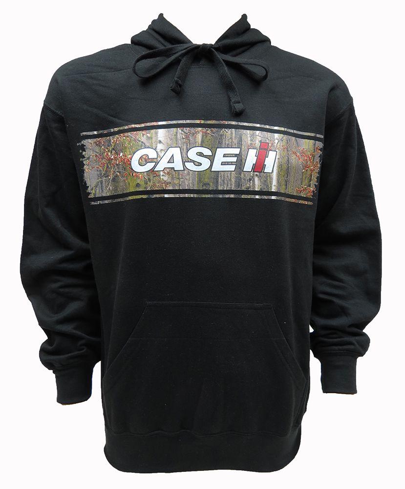 Camo International Harvester Logo - Case IH Camo Stripe on Black Pullover Hoodie | Country Closet ...