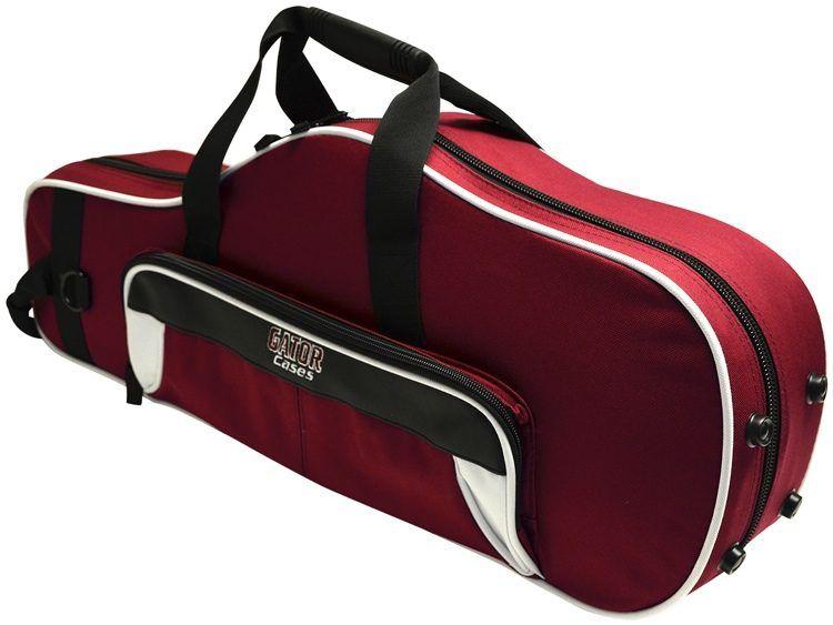 Maroon and White Gator Logo - Gator GL-ALTOSAX-WM - Lightweight Alto Sax Case, White & Maroon ...