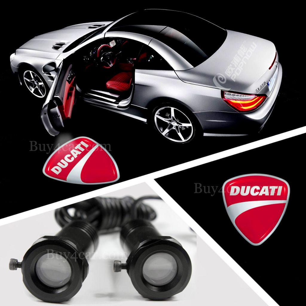 Ducati Car Logo - Universal car Welcome door projector light Courtesy laser Ghost ...