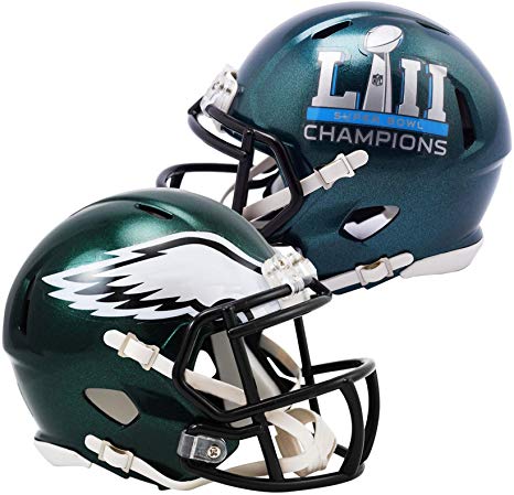 Eagles Helmet Logo - Amazon.com : Sports Memorabilia Riddell Philadelphia Eagles Super ...