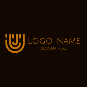 Brown U Logo - Free U Logo Designs | DesignEvo Logo Maker