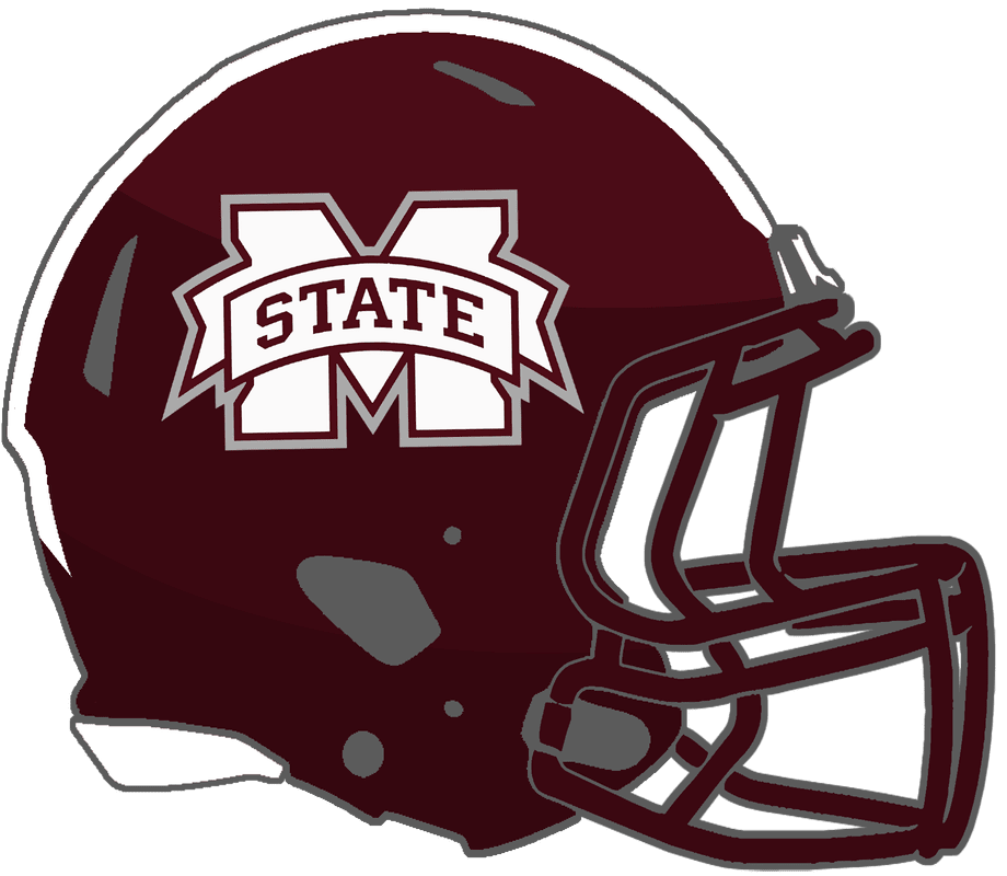 Maroon and White Gator Logo - Helmets of the Adidas Era - Hail State Unis