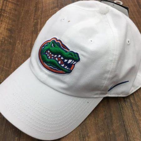 Maroon and White Gator Logo - Hats & Visors - Gator Shop