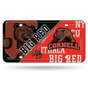 Cornell Big Red Logo - Cornell BIG RED Logo NCAA 12x6 Auto Metal License Plate Tag CAR
