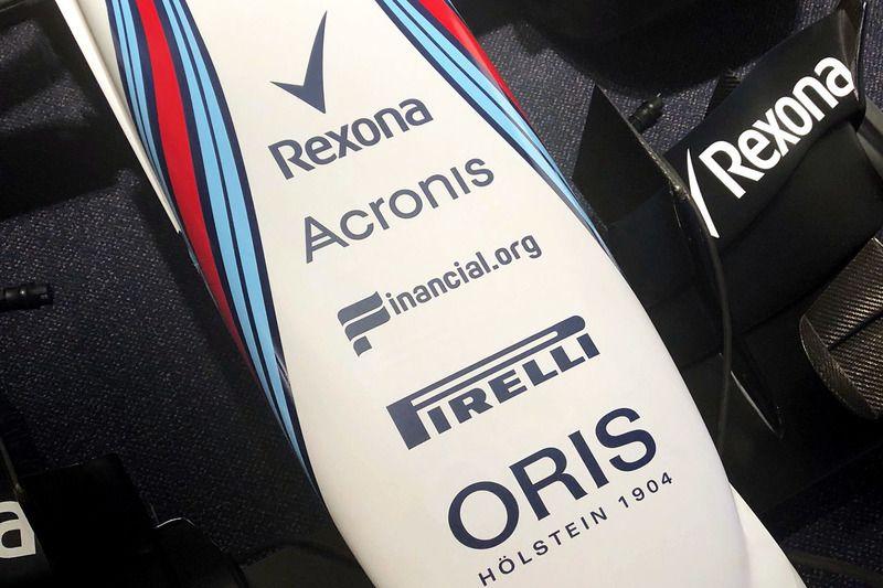 Acronis Logo - Acronis logo on the Williams F1 nose at Acronis Williams