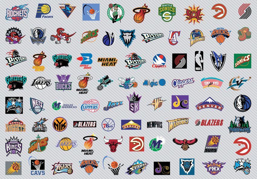 NBA Basketball Team Logo - Nba Team Logos Vector Art & Graphics | freevector.com