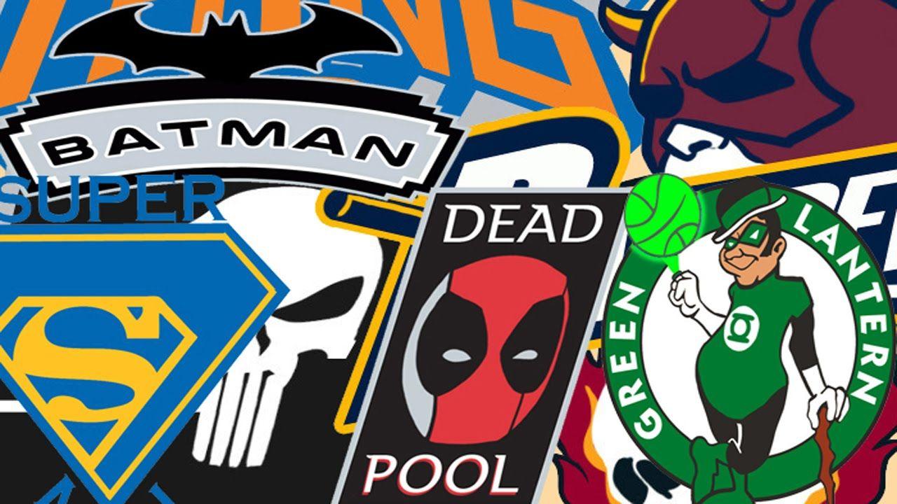 Top Superhero Logo - LOGO NBA SUPERHERO BASKETBALL - YouTube
