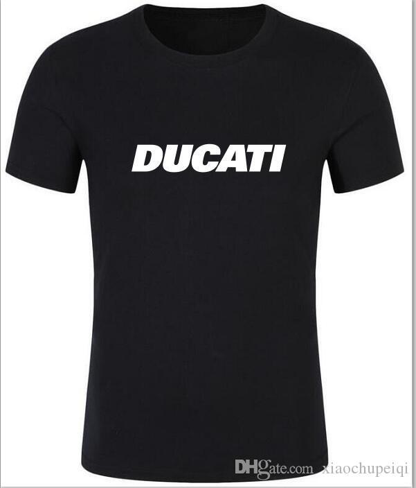 Ducati Car Logo - Funny Car T Shirts Ducati Black Logo Short Sleeve T Shirt NEW Cotton