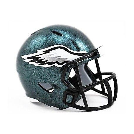 Eagles Helmet Logo - Philadelphia Eagles Riddell NFL Speed Pocket Pro Helmet