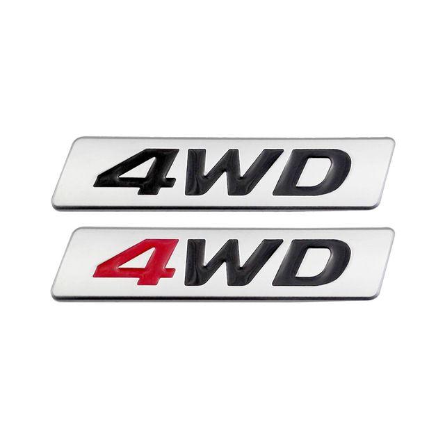4WD Logo - Auto Sticker Body Emblem for 4WD Logo for Audi Dodge Ducati Holden ...