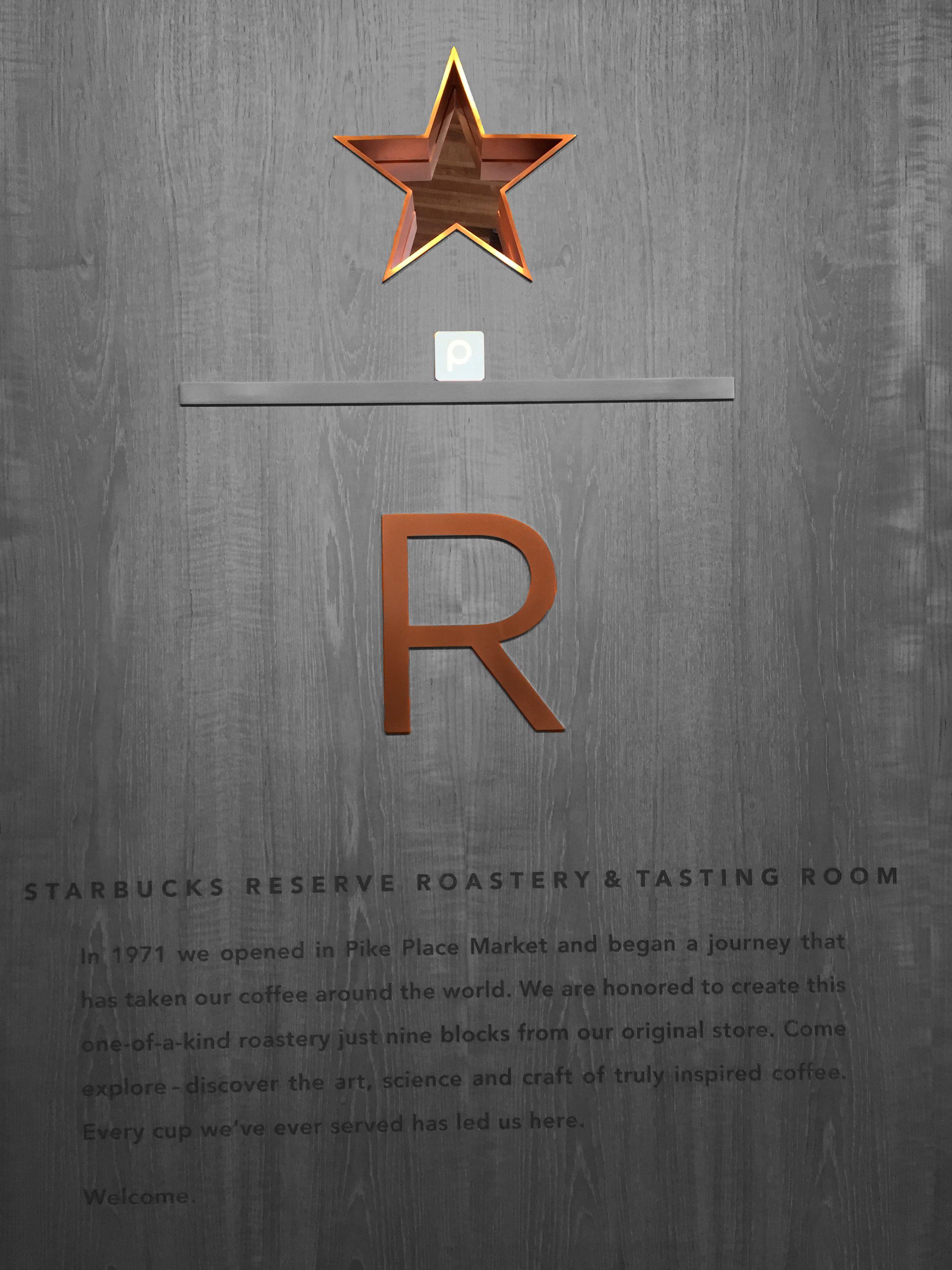 Starbucks Reserve Logo - THE STARBUCKS RESERVE ROASTERY & TASTING ROOM. Love Starbucks