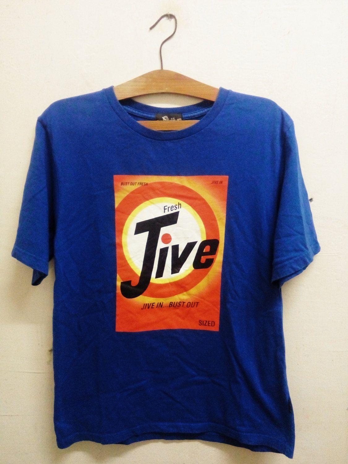 Freshjive Logo - Rare !!Retro FreshJive Jive In Bust Out Skate and Surf 90's Big Logo ...