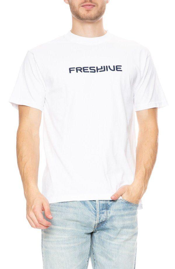 Old Freshjive Logo - Freshjive OG Logo T-Shirt - White | Garmentory