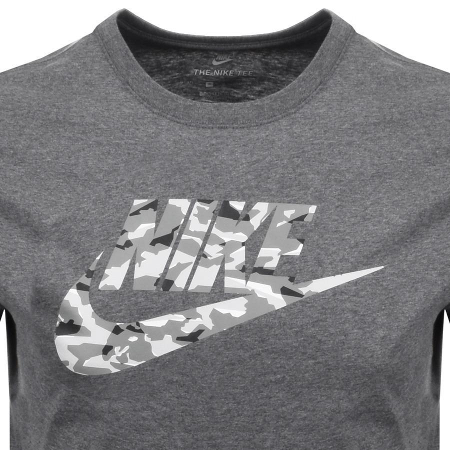 Nike Gray Camo Logo - Nike Camouflage Logo T Shirt Grey in Gray for Men