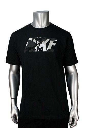 Nike Gray Camo Logo - MEN'S SIZE XL NIKE CAMO FUTURA TEE T SHIRT BLACK AND GRAY LOGO NEW