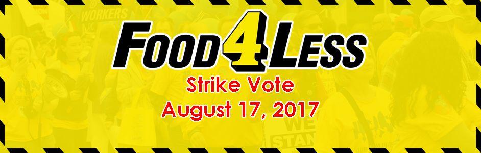 Food 4 Less Logo - Food 4 Less Strike vote | UFCW Local 324