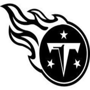 Titans Football Logo - Tennessee Titans Football Team Vinyl Logo Sports Free shipping | eBay
