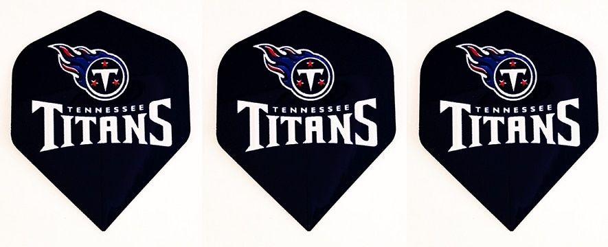 Titans Football Logo - Tennessee Titans Dart Flights, Standard - NFL Dart Flights