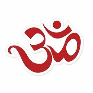 Zen Car Logo - Om Aum Sign Red Yoga Meditation Zen Car Vinyl Sticker - SELECT SIZE ...