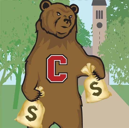 Cornell Bear Logo - Big Red Effect – Cornell Measures Its Own Impact on Local, State ...