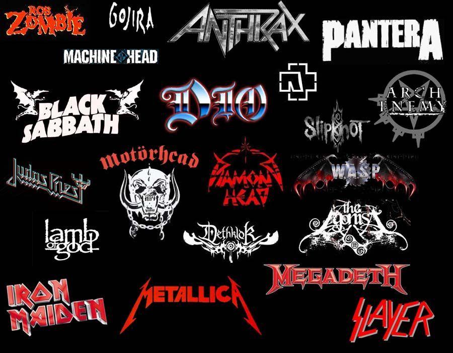 Heavy Metal Band Logo - Heavy Metal Band Logos. metal. Metal bands, Heavy Metal, Heavy