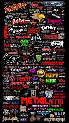Rock and Metal Band Logo - Metal bands logos | Heavy Metal! \m/ | Pinterest | Metal bands ...
