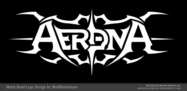 Heavy Metal Band Logo - ModBlackmoon Metal, Heavy Metal, Deathcore Band Logo Design