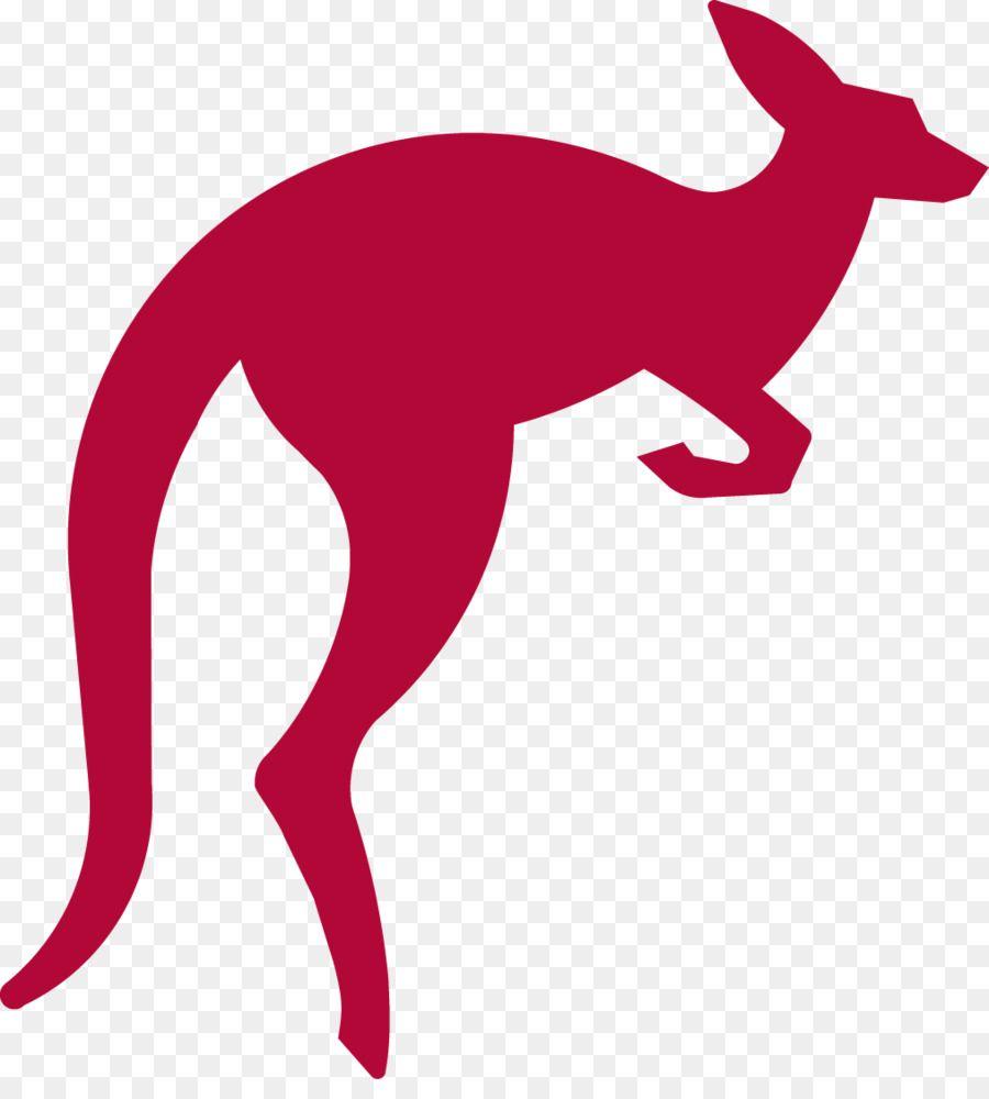 In Shape of Red Kangaroo Logo - Red kangaroo Macropodidae Clip art png download