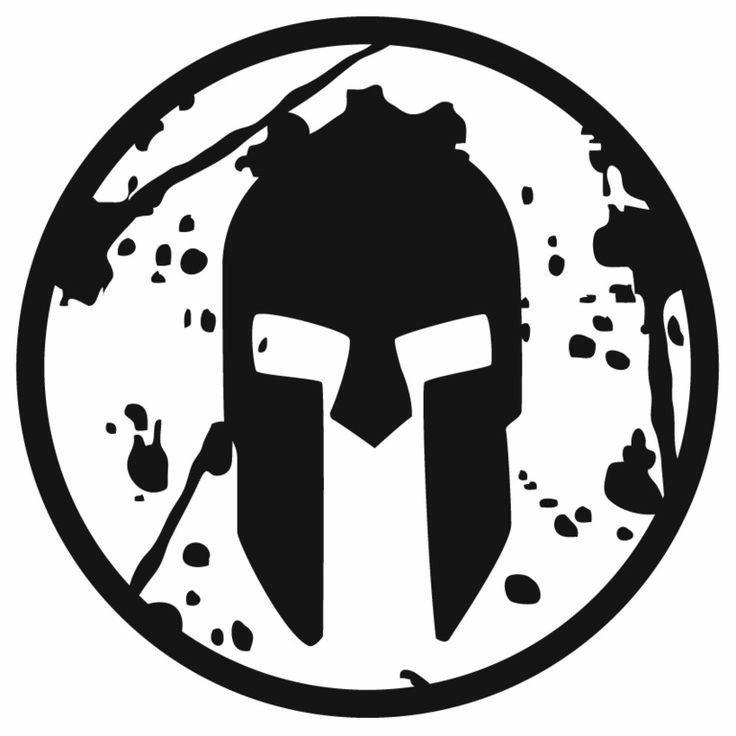 Black and White Spartan Logo - LogoDix
