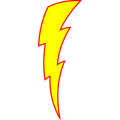 Gatorade Lightning Bolt Logo - gatorade black lightning bolt Clipart Image