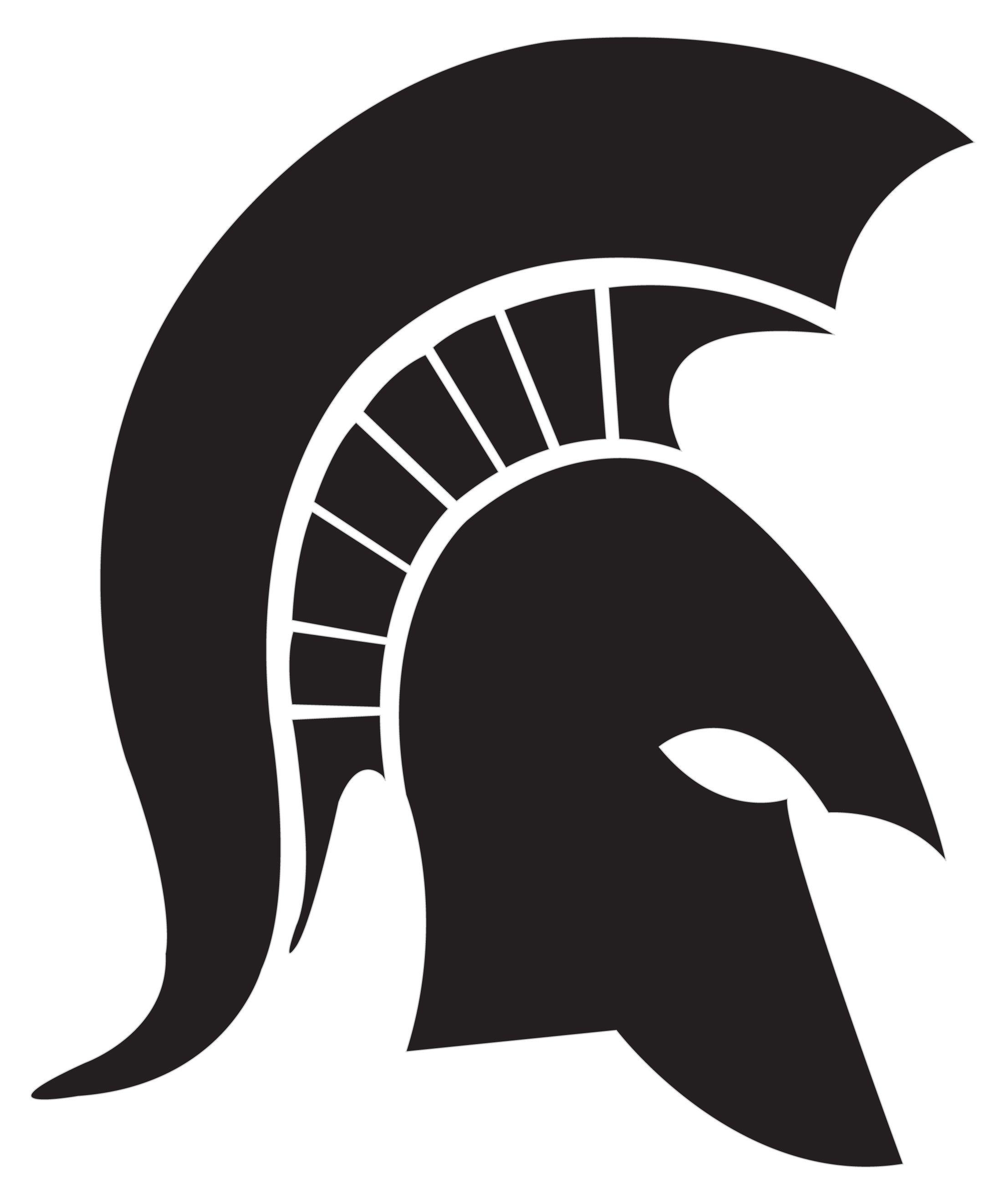 Black and White Spartan Logo - Free Spartan Helmet, Download Free Clip Art, Free Clip Art on ...