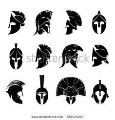 Black and White Spartan Logo - Logo Spartan. freesoul .. Tattoos, Spartan logo, Spartan tattoo