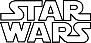 Star Wars Black and White Logo - Star Wars logo