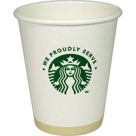 Coffee Cup Starbucks Logo - Starbucks(R) Logo Paper Hot Cup, 8 oz Disposable Coffee Cup - 1000 ...