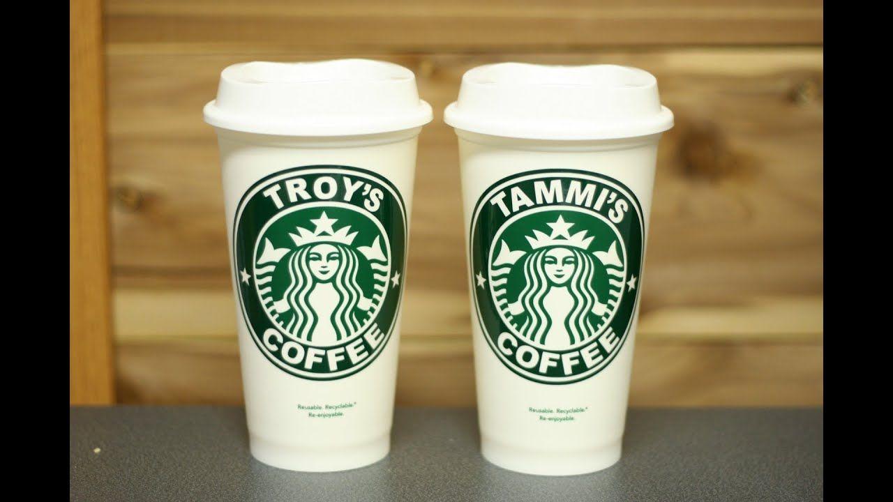 Coffee Cup Starbucks Logo - Personalized $2 Starbucks Cups - YouTube