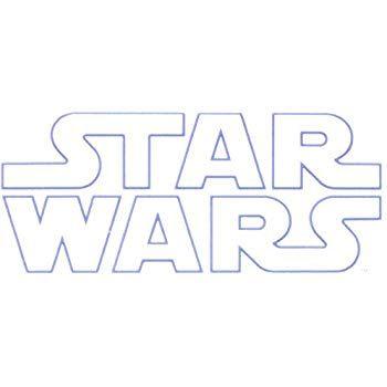 Star Wars Black and White Logo - Amazon.com: Star Wars Logo Text Words Symbol Blue Outline Letters ...