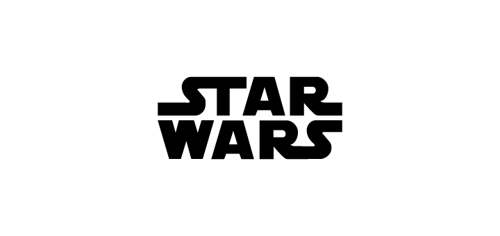 Star Wars Black and White Logo - Star Wars Logo - Free Transparent PNG Logos