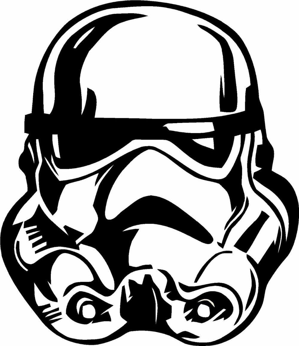 Star Wars Black and White Logo - Galactic Empire Symbol Logo Vinyl Decal Sticker Bumper Window Wall ...
