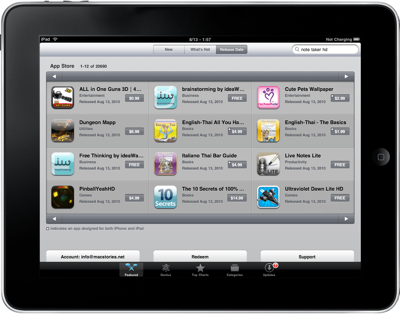 iPad App Store Logo - App Store: Now With Over 20.000 iPad Apps – MacStories