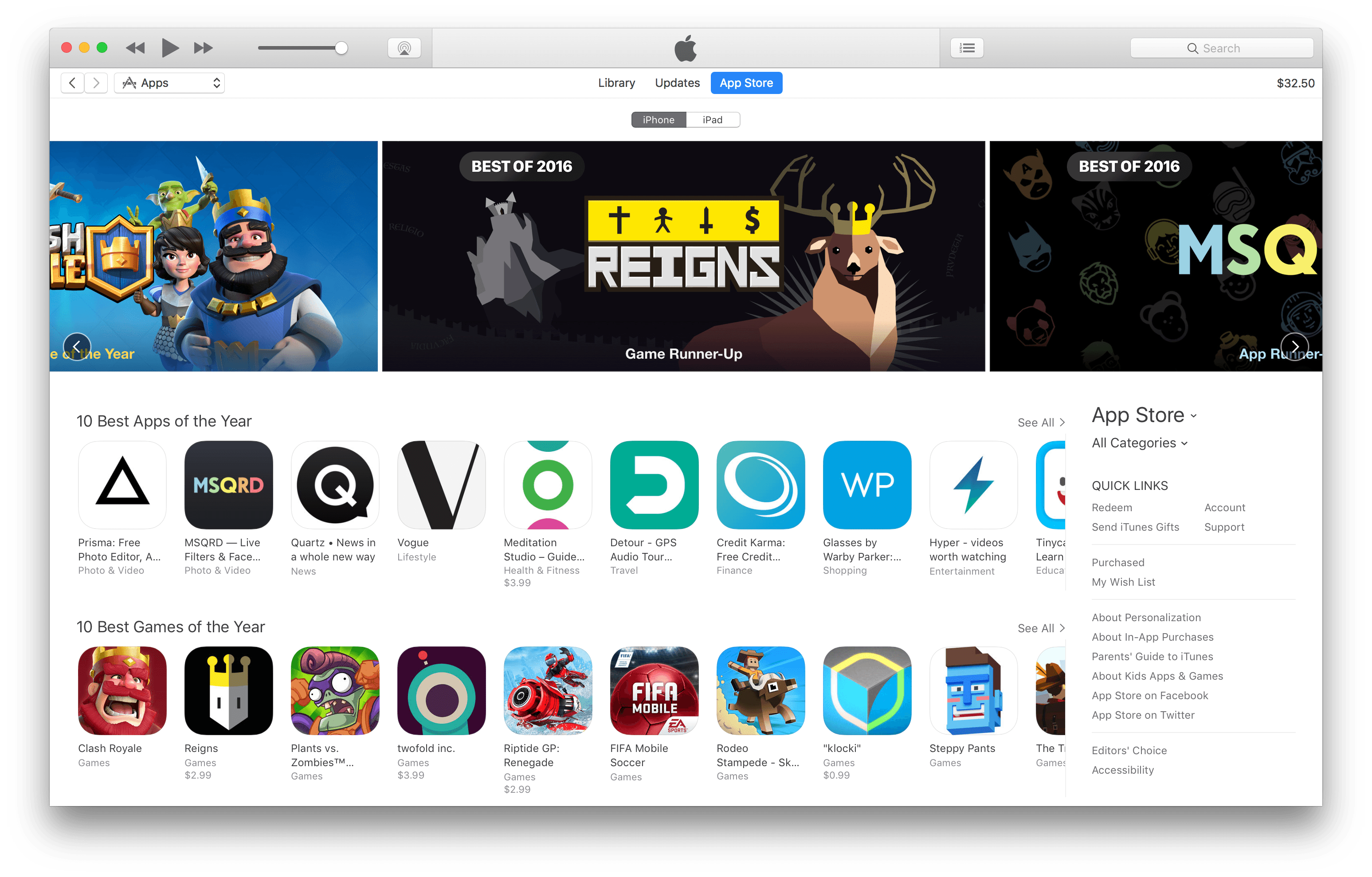 iPad App Store Logo - Apple Publishes Best of 2016 App Store Lists