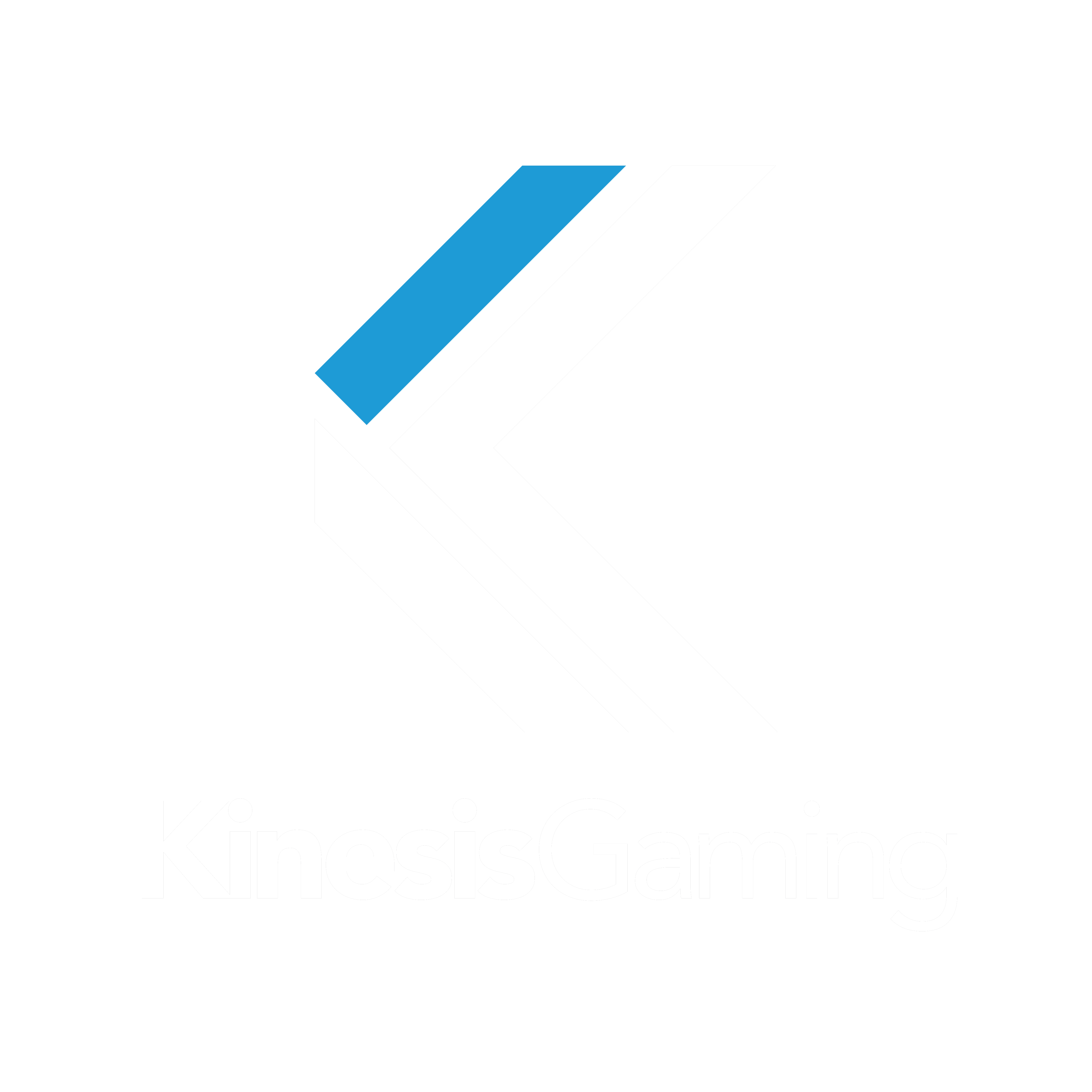 Electric Gaming Logo - kinesis-gaming-logo-white-vertical – Kinesis Gaming