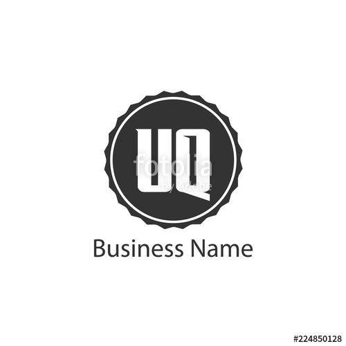 UQ Logo - Initial Letter UQ Logo Template Design