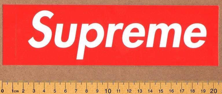 Read Box Logo - Supreme Box Logo Skateboard Sticker - DEFECTED - PLEASE READ ...