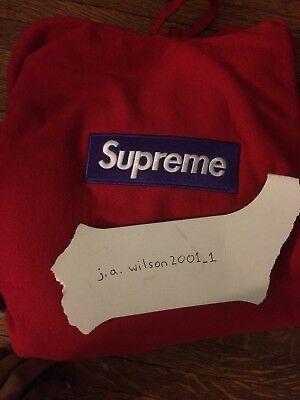 Read Box Logo - SUPREME RED AND Purple Box Logo Hoodie Size Large FW17 Read ...
