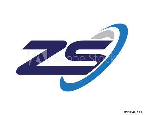 ZS Logo - ZS Letter Swoosh Media Technology Logo - Buy this stock vector and ...
