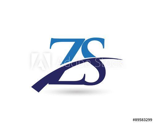 ZS Logo - ZS Logo Letter Swoosh this stock vector and explore similar