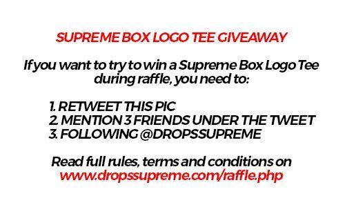 Read Box Logo - Supreme DROPS on Twitter: 