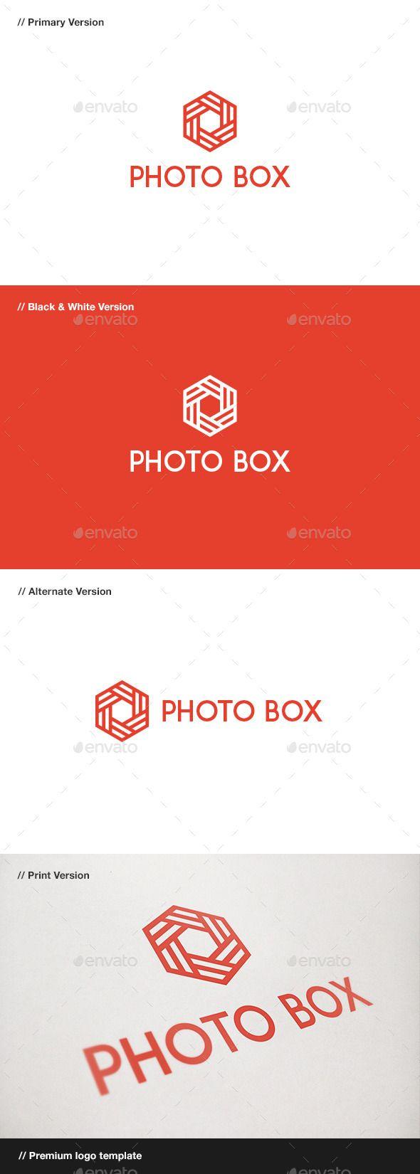 Hexagon Box Logo - Photo Box Logo — Vector EPS #hexagon #web • Available here → https ...