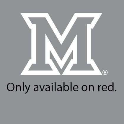 White Background with Red M Logo - Merchandising and Wordmarks. The Miami Brand